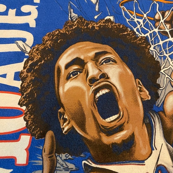 Kansas Jayhawks Gildan Jalen Wilson T Shirt Color Blue Size Large - Picture 3 of 5